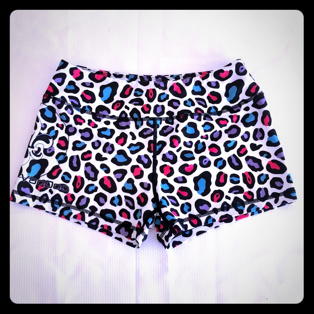 Barbell Voodoo Leopard Print Shorts